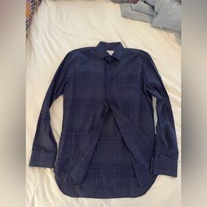 Men's Navy Blue Billy Reid Shirt